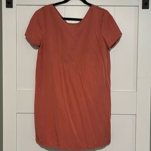 Lulus salmon t shirt dress